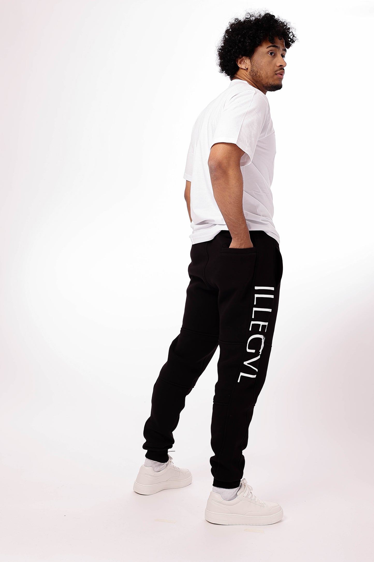 Unisex black joggers for men & women-STREET COMFORT